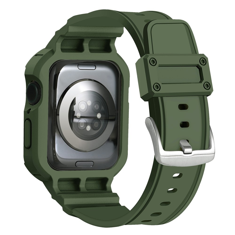 Apple Watch Series 10 42mm Adventure Cover + Armbånd mørkegrøn