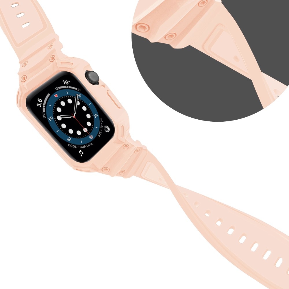 Apple Watch Series 10 42mm Adventure Cover + Armbånd lyserød