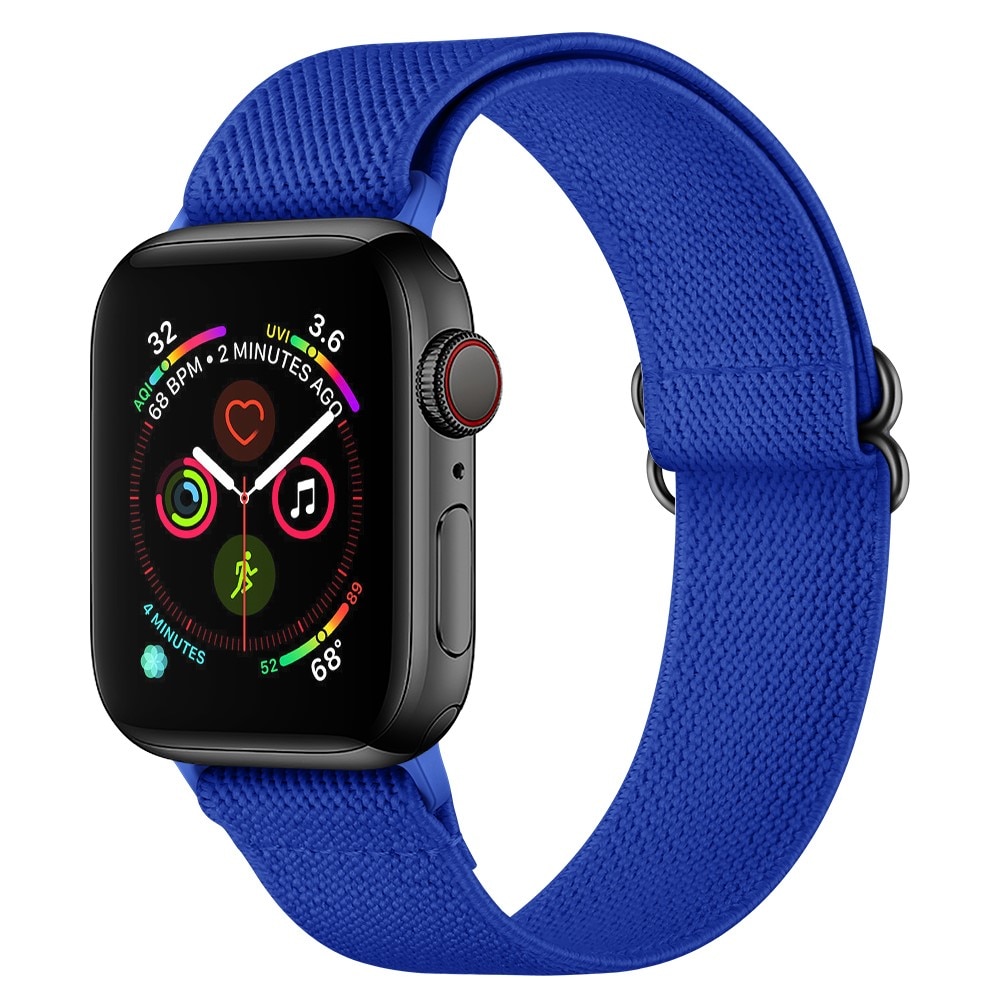 Elastisk Nylonurrem Apple Watch Ultra 2 49mm blå