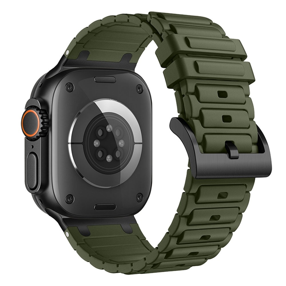 Tough Silicone Strap Apple Watch Ultra 49mm 2nd Gen Mørkegrøn