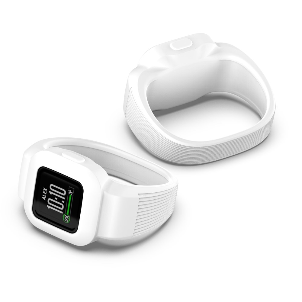 Rem af silikone til Garmin Vivofit Jr. 3 hvid