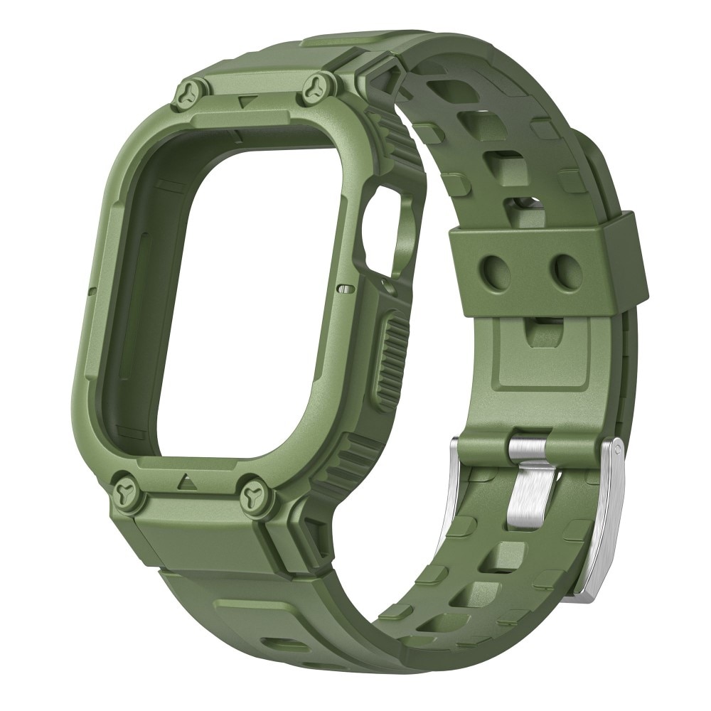 Apple Watch 45mm Series 9 Adventure Cover + Armbånd grøn