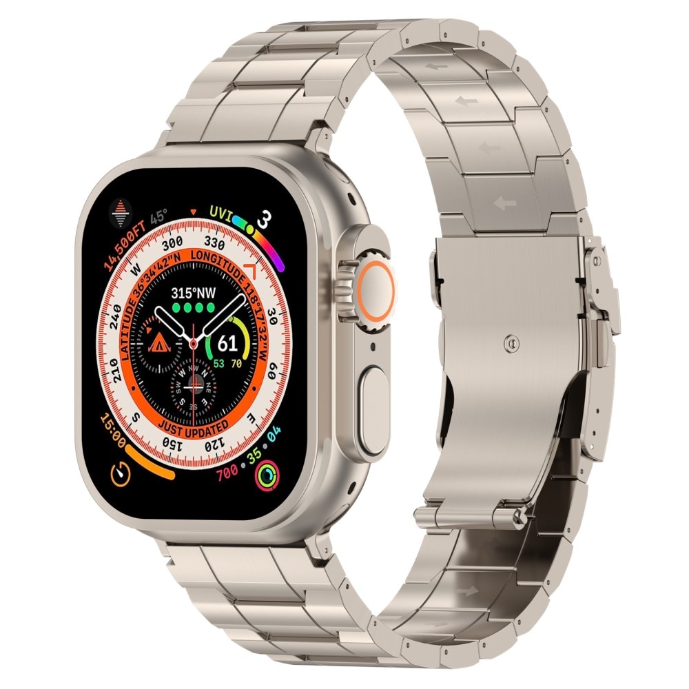 Elevate Titaniumarmbånd Apple Watch Ultra 2 49mm titan