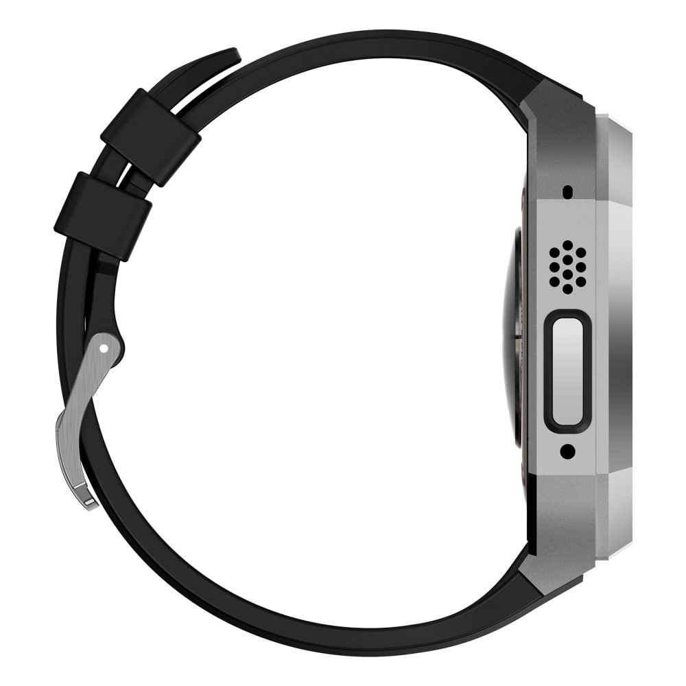 Stainless Steel Cover + Armbånd Apple Watch Ultra 49mm sølv/sort