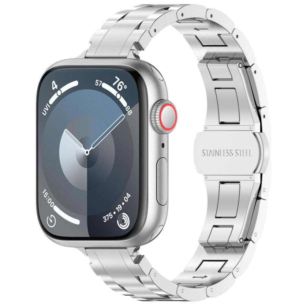 Slim Titaniumarmbånd Apple Watch Ultra 2 49mm sølv