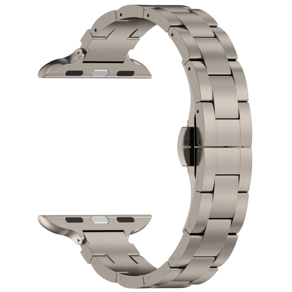 Slim Titaniumarmbånd Apple Watch 45mm Series 8 titan