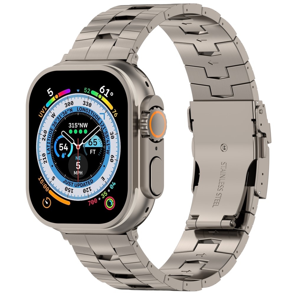Race Titaniumarmbånd Apple Watch 38mm grå