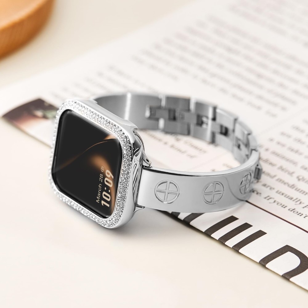 Bangle Cross Bracelet Apple Watch 41mm Series 7 sort