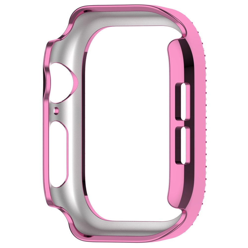 Apple Watch Series 10 42mm Rhinestone cover lyserød