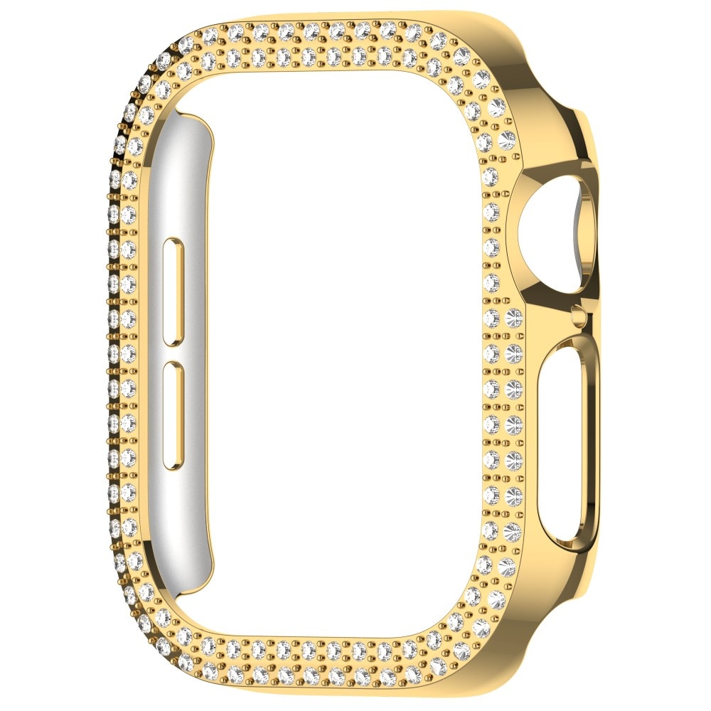 Apple Watch Series 10 42mm Rhinestone cover guld