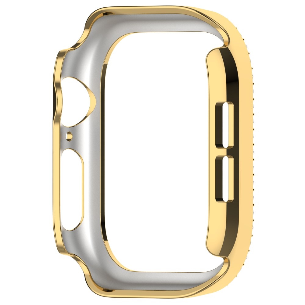 Apple Watch Series 10 42mm Rhinestone cover guld