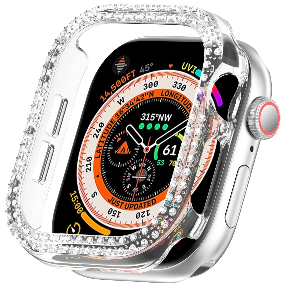 Apple Watch Series 10 42mm Rhinestone cover gennemsigtig