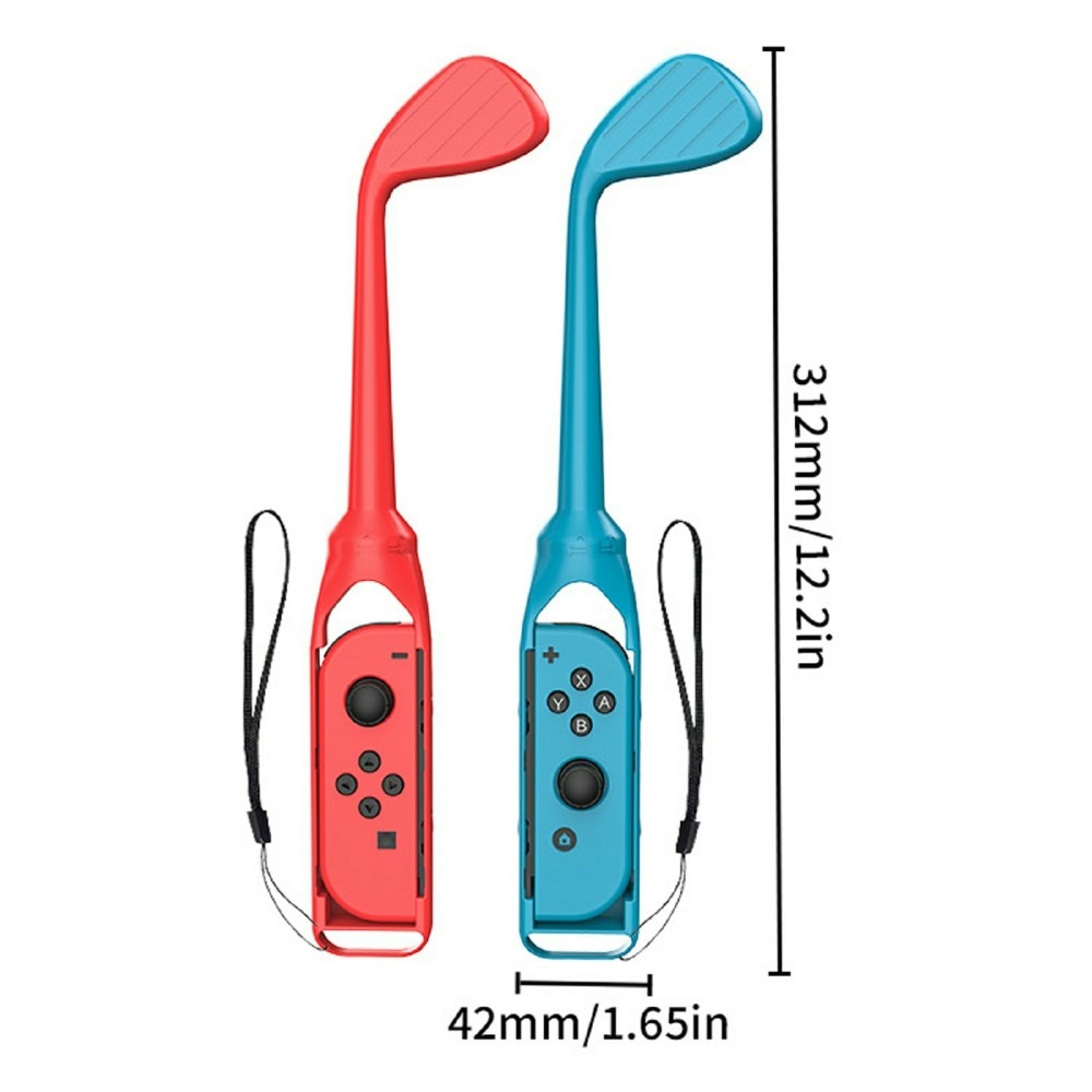 Joy-Con Golfkølle til Nintendo Switch blå/rød