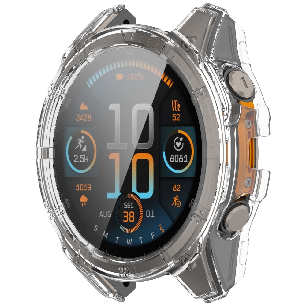 Full Cover Case Garmin Fenix 8 47mm Gennemsigtig