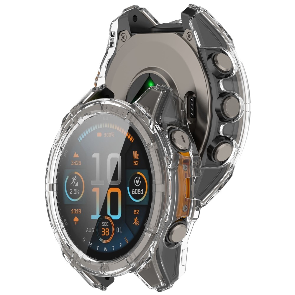 Full Cover Case Garmin Fenix 8 47mm Gennemsigtig