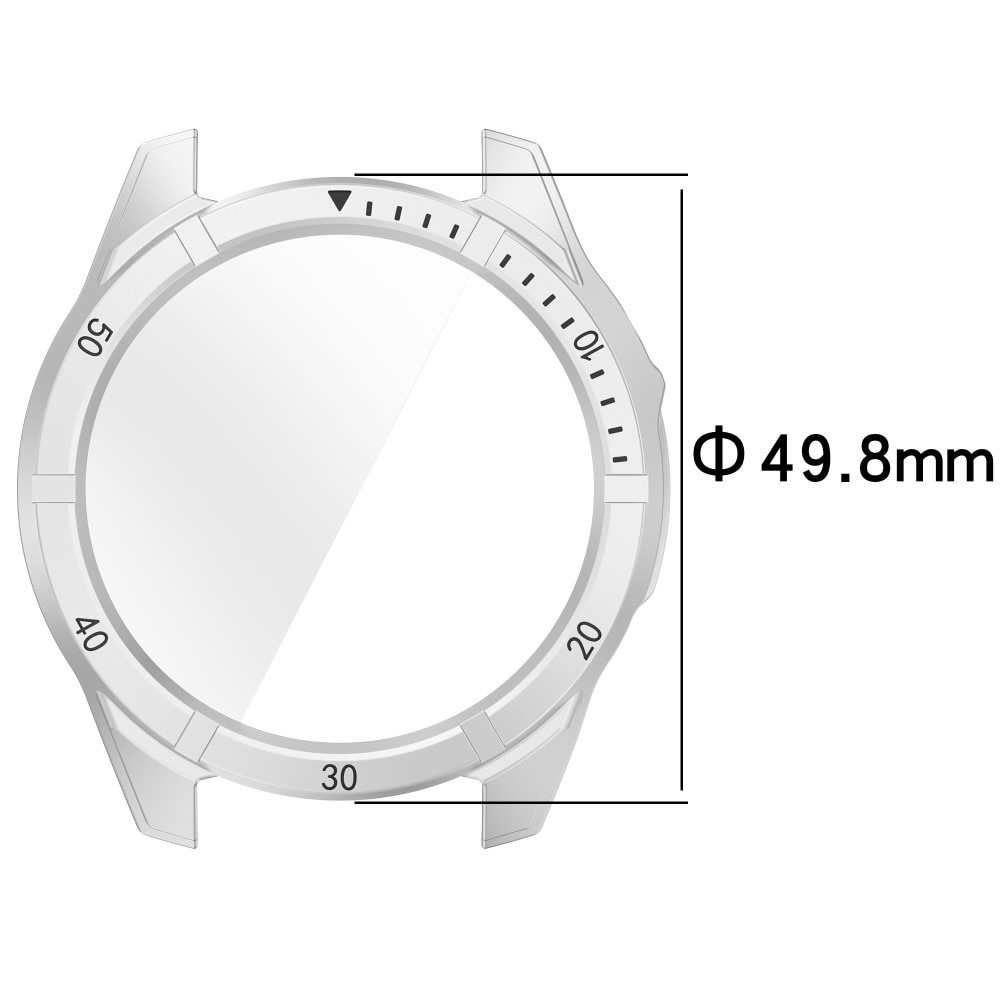 Full Cover Case Garmin Fenix 8 47mm gennemsigtig