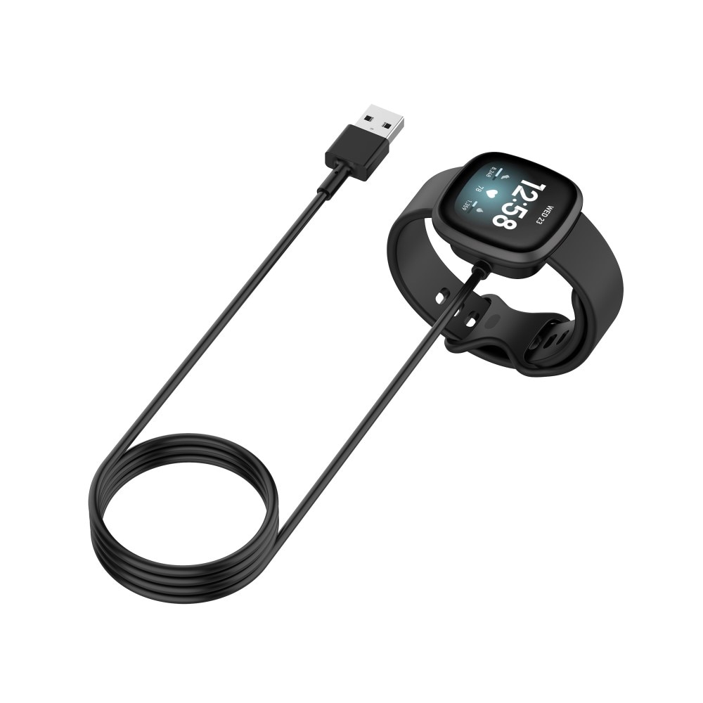 Fitbit Sense 2  Magnetisk oplader Sort