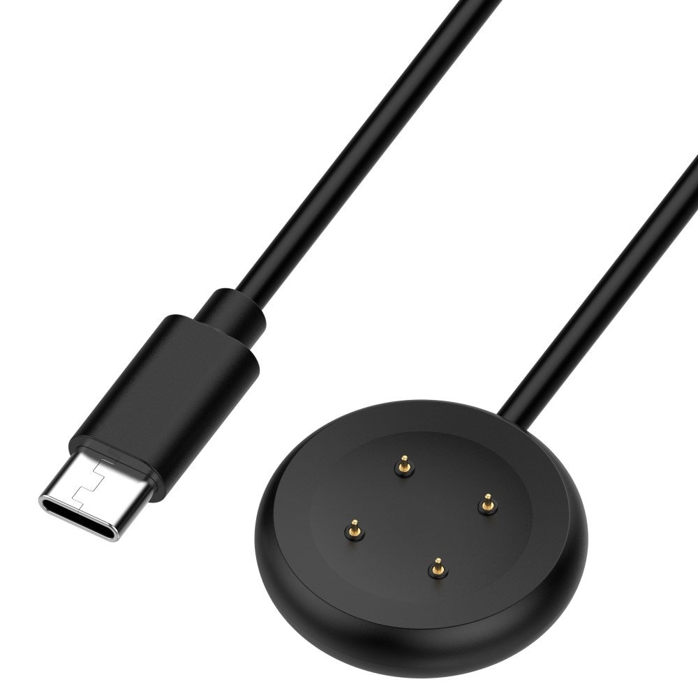 Google Pixel Watch 2  Magnetisk oplader USB-C Sort