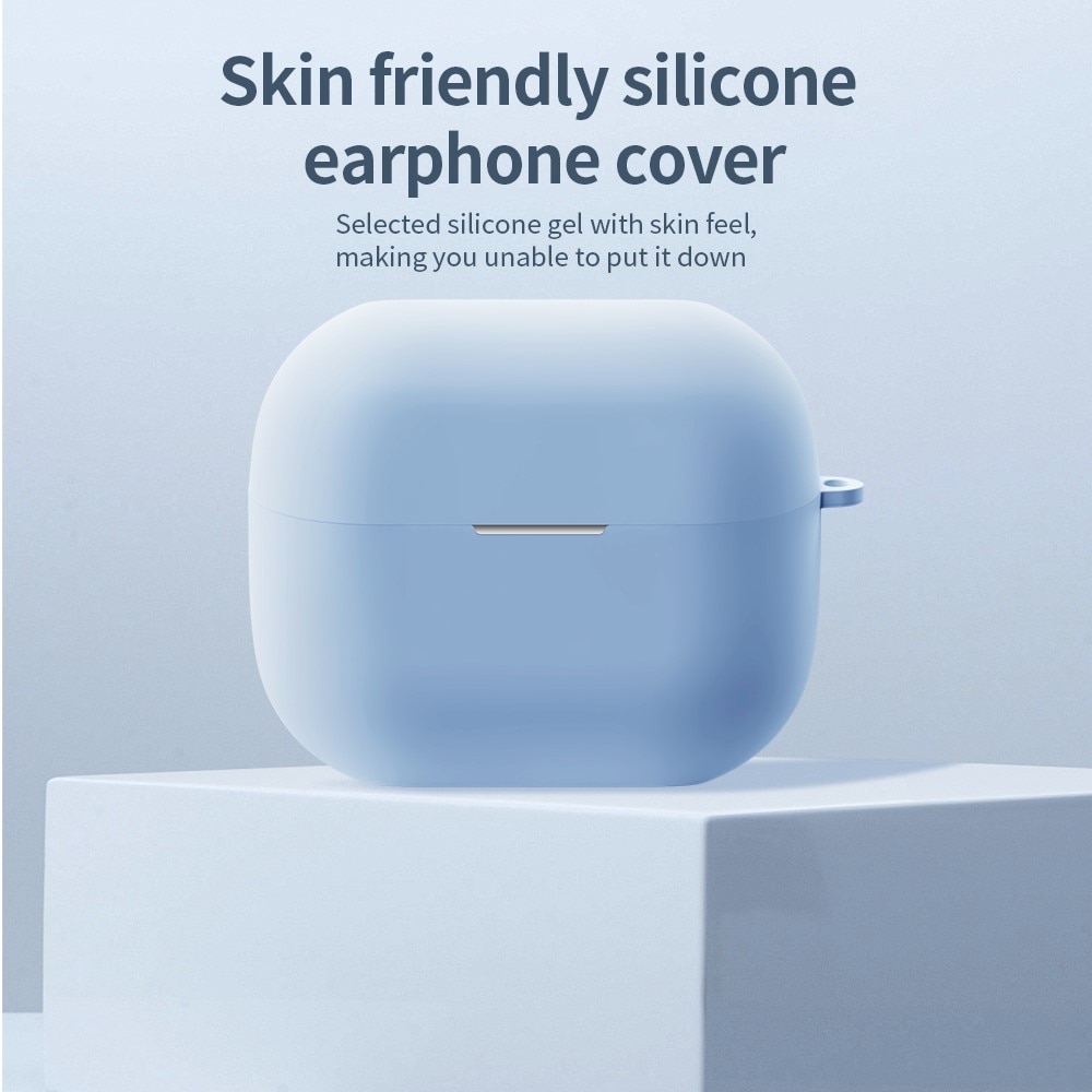 Silikonecover med karabinhage Samsung Galaxy Buds 3 sort