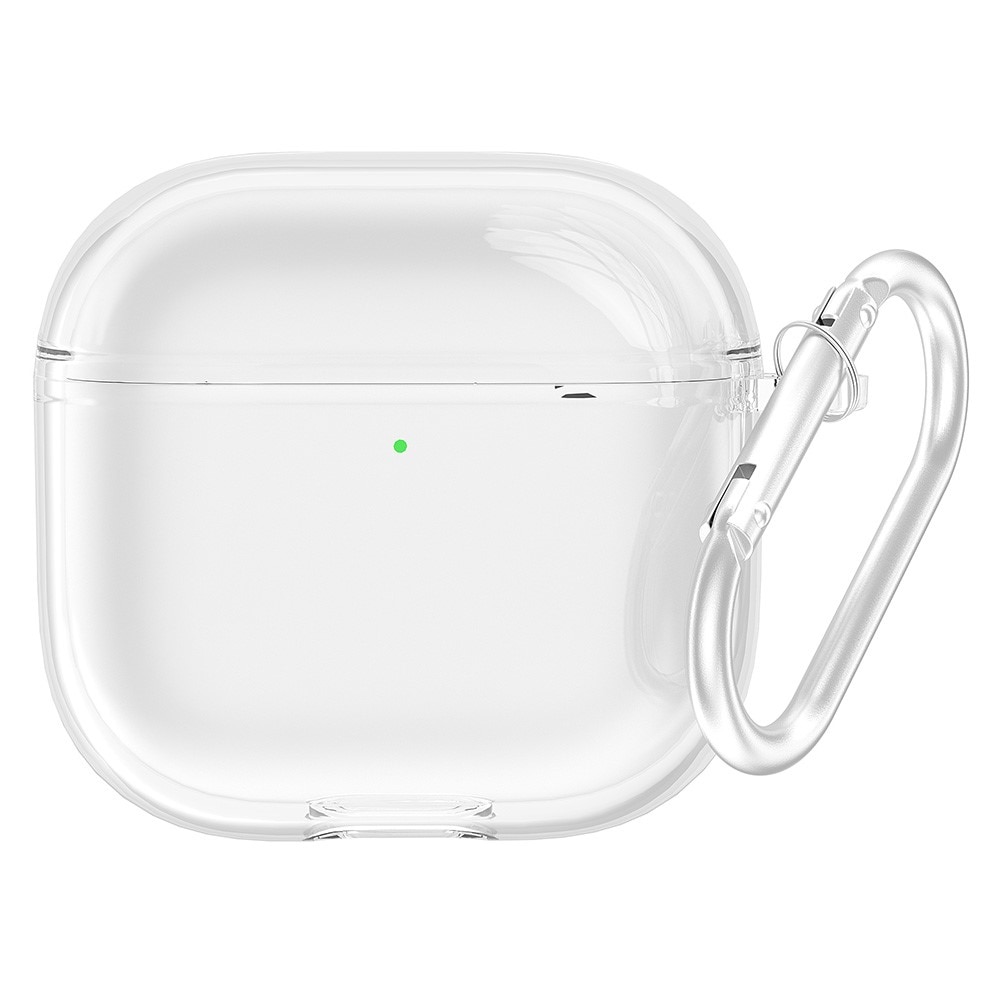 Cover TPU med karabinhage Apple AirPods 4 gennemsigtig