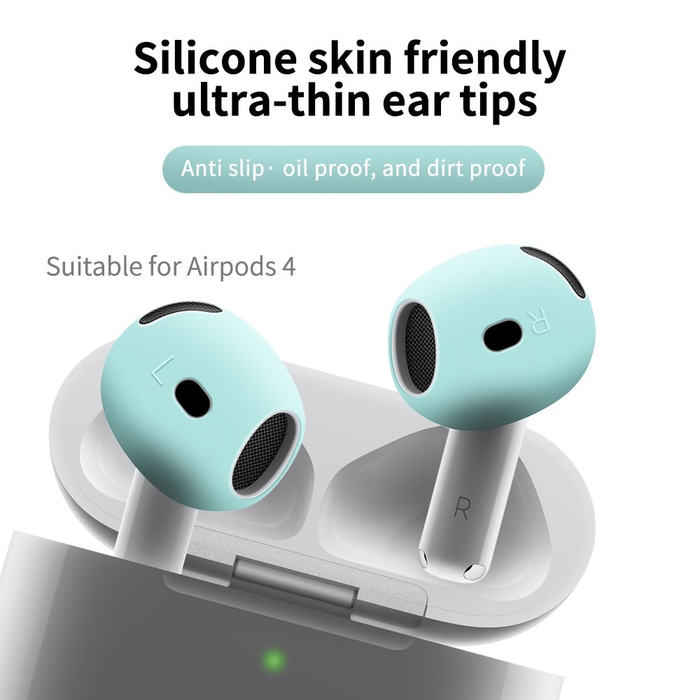 Earpads Silikone Apple AirPods 4 hvid