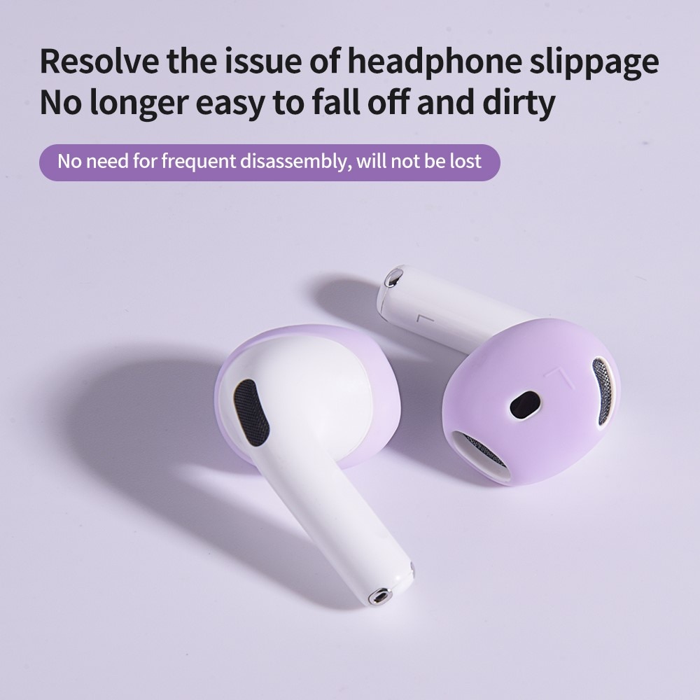 Earpads Silikone Apple AirPods 4 hvid