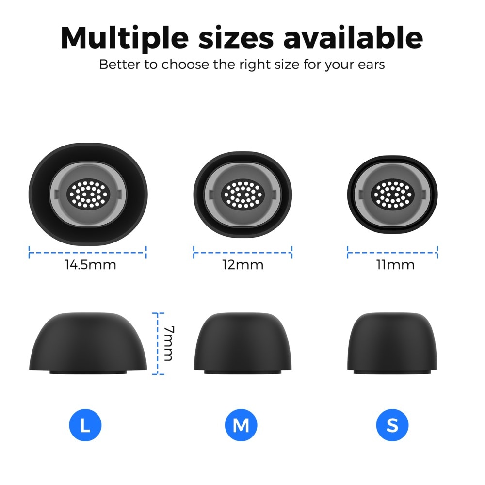 Ear Tips (3-pack) Samsung Galaxy Buds 3 Pro sort