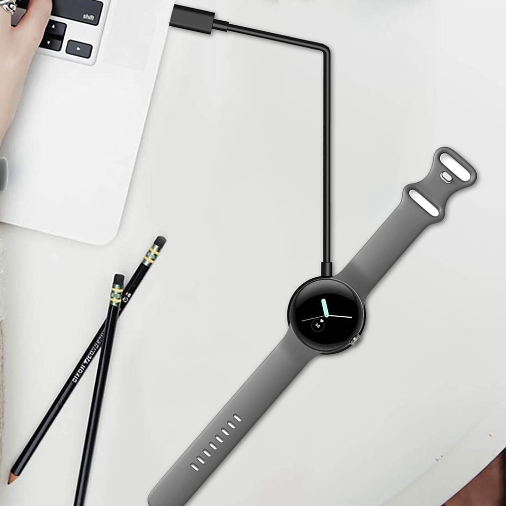 Google Pixel Watch  Magnetisk oplader USB-C Hvid