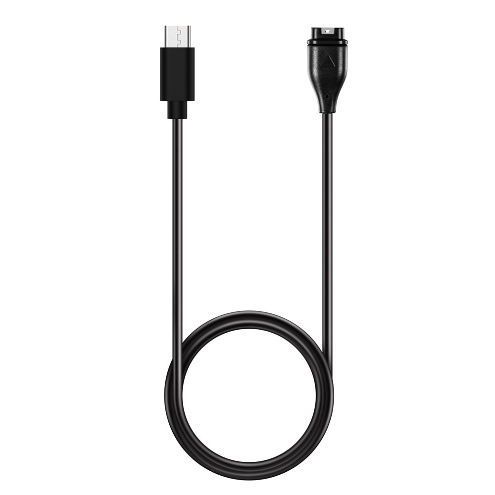 Garmin Instinct 2 opladerkabel USB-C 1m Sort