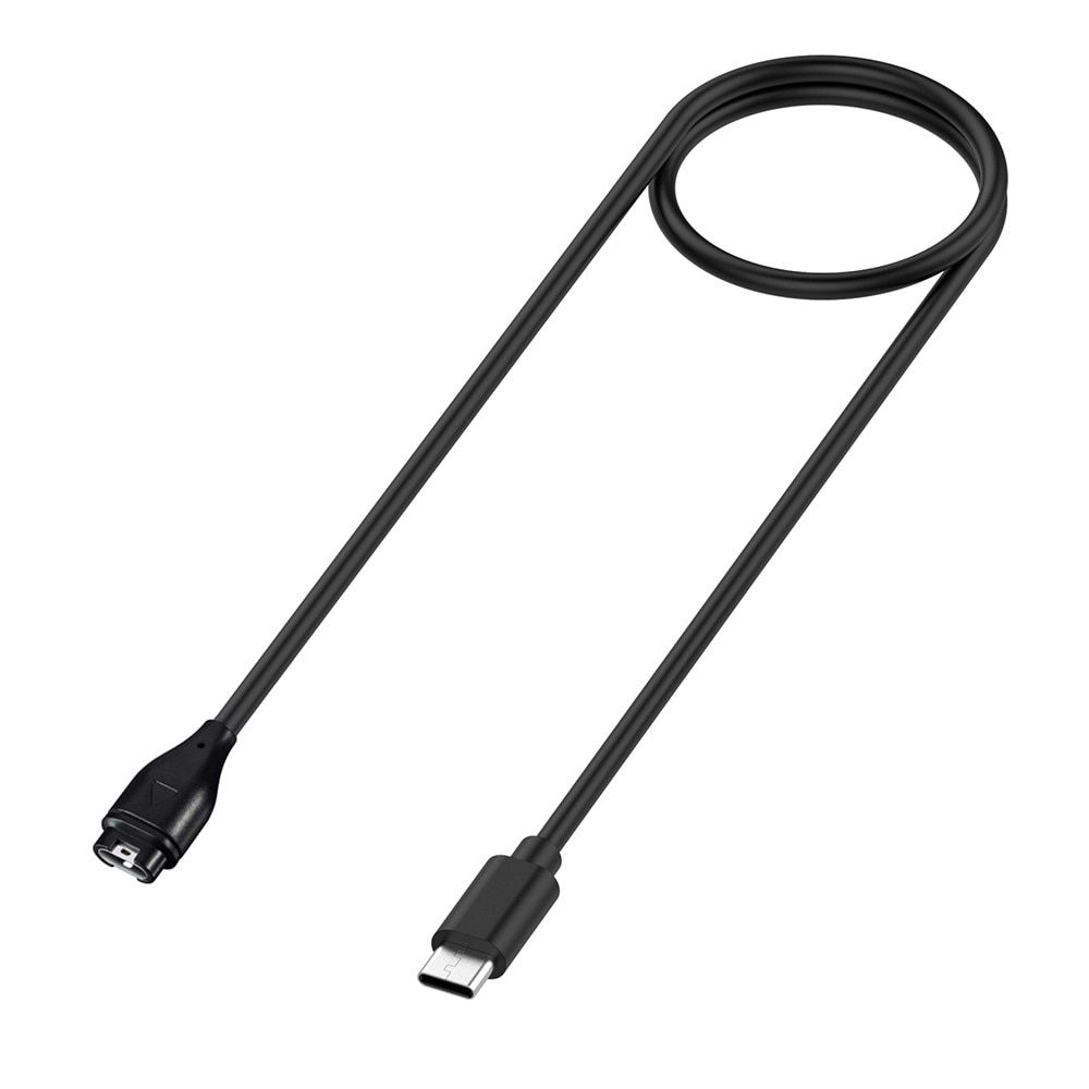 Garmin Forerunner 255S opladerkabel USB-C 1m Sort