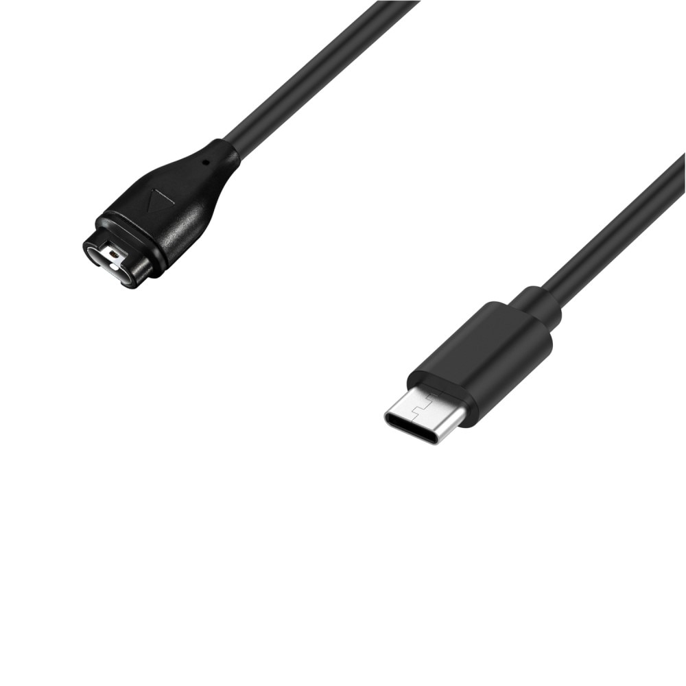 Garmin Forerunner 255 opladerkabel USB-C 1m Sort