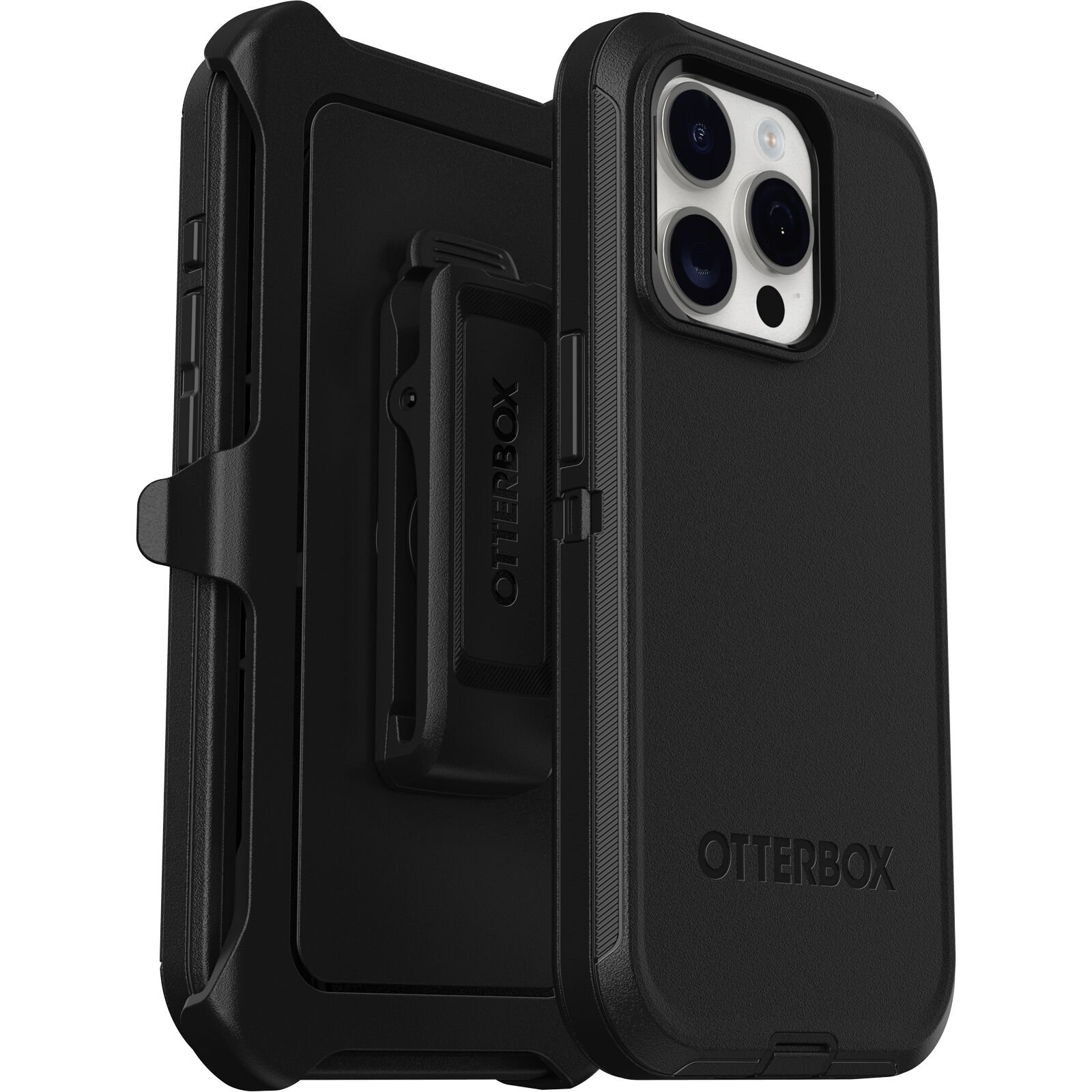 Defender Cover iPhone 15 Pro sort