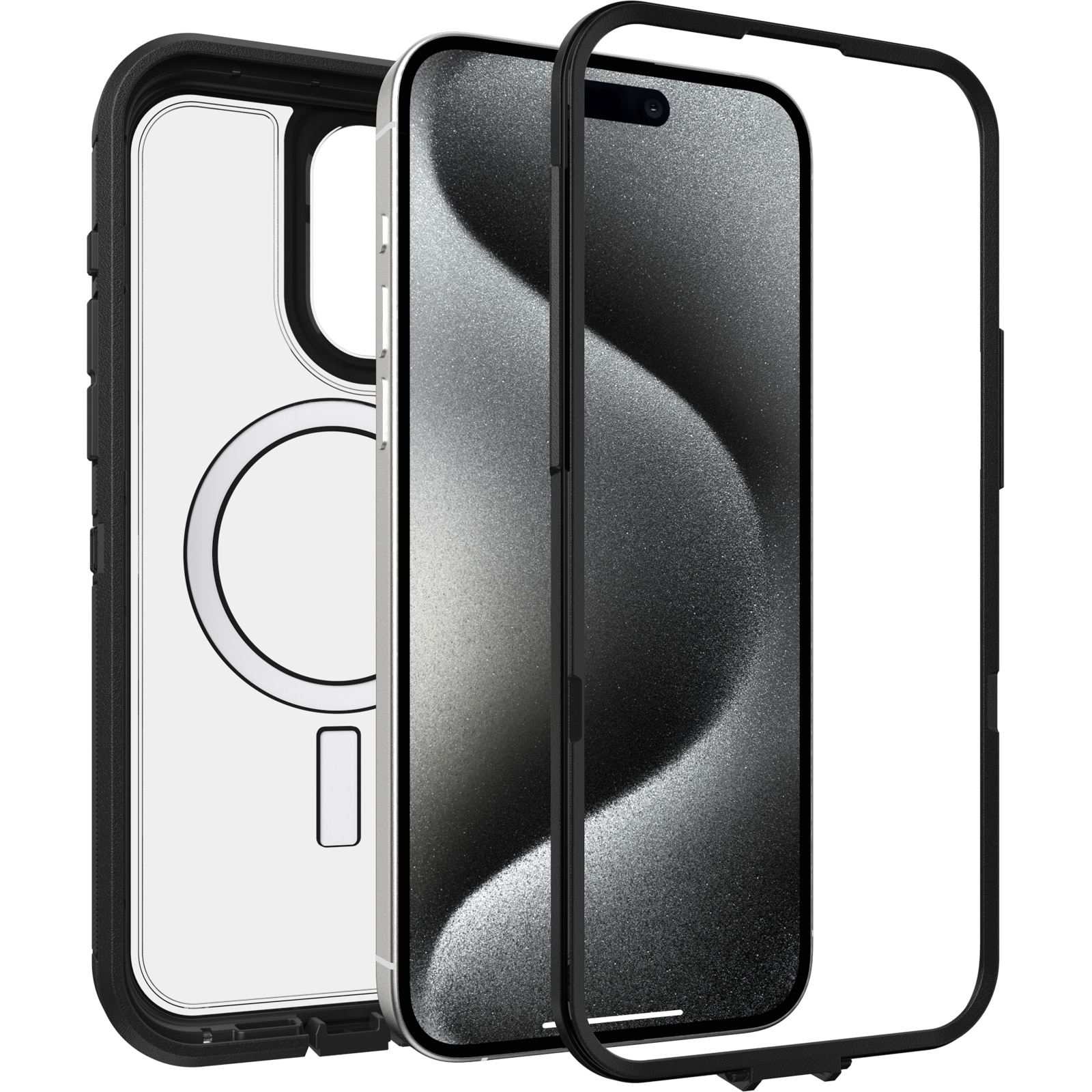 Defender XT Cover iPhone 15 Pro Max Clear/Black