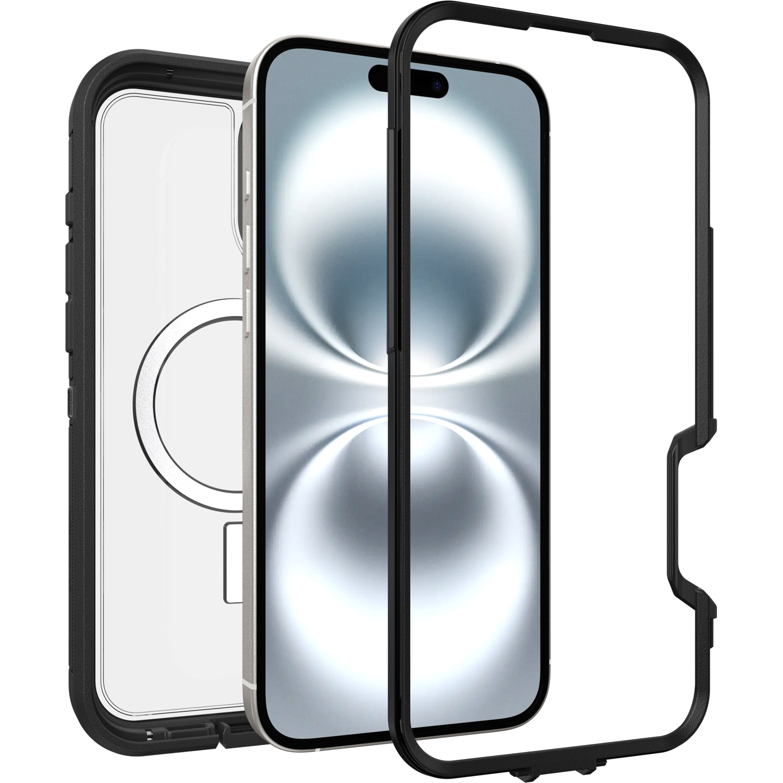 Defender XT Cover iPhone 16 Plus Clear/Black