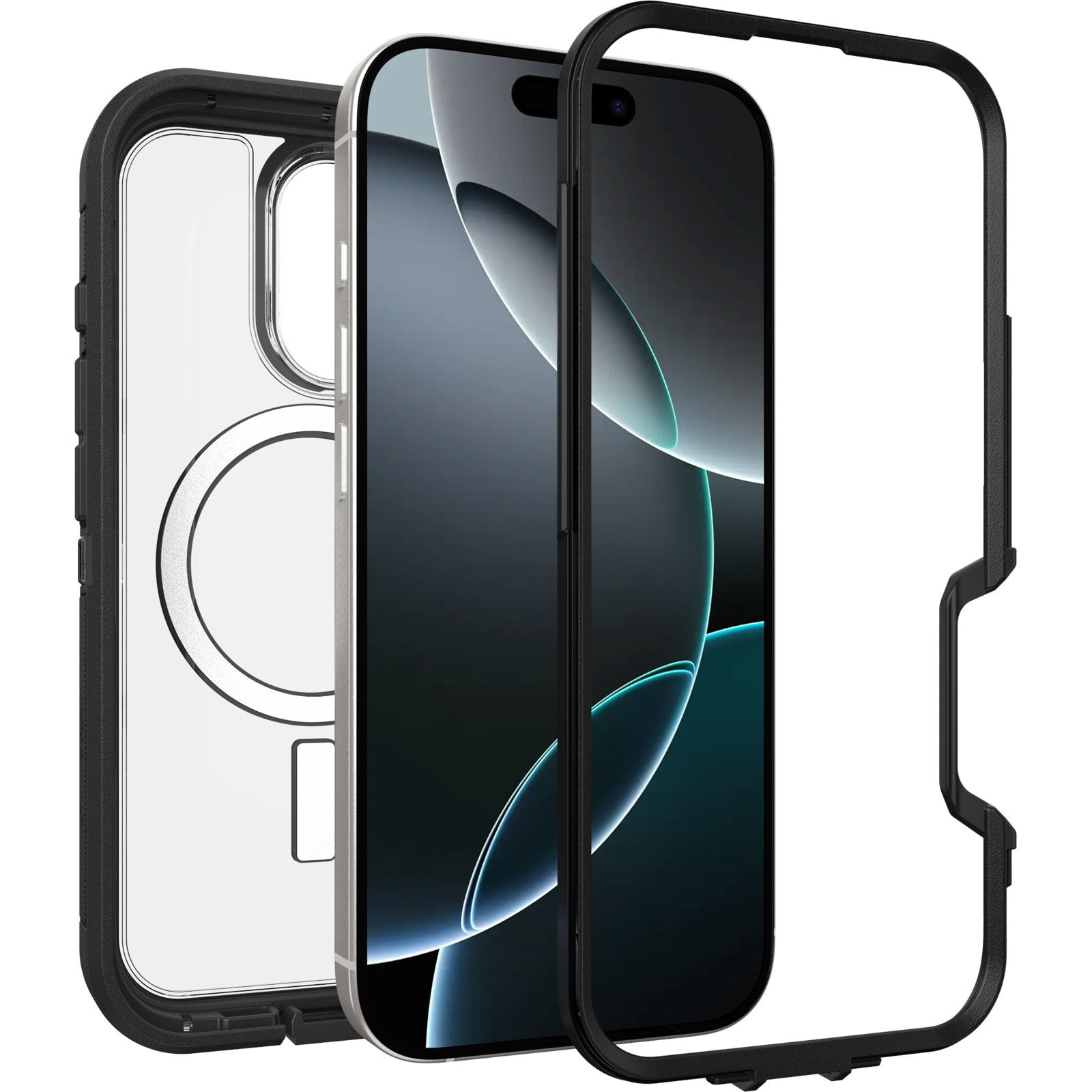 Defender XT Cover iPhone 16 Pro Clear/Black