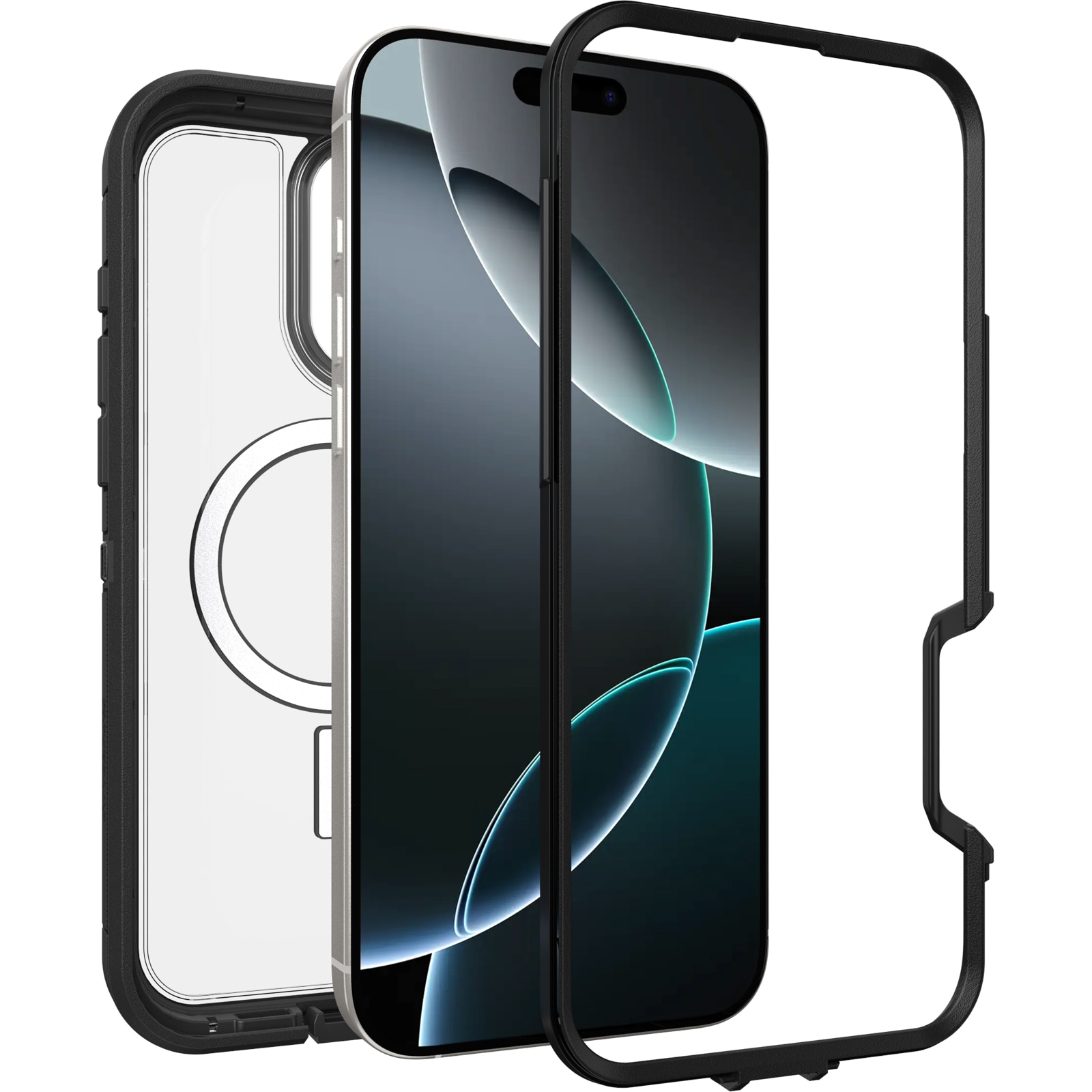 Defender XT Cover iPhone 16 Pro Max Clear/Black