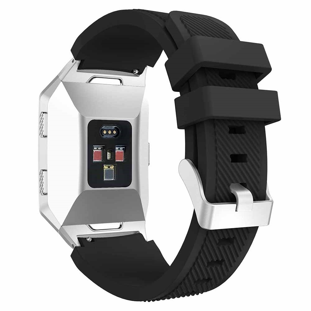 Rem af silikone til Fitbit Ionic sort