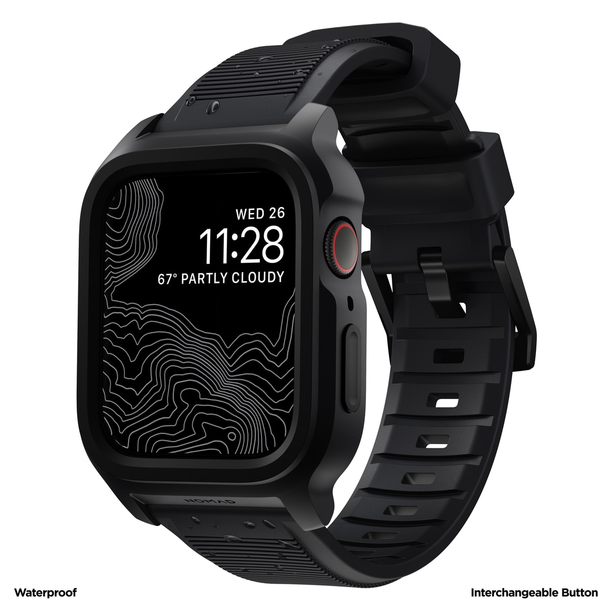 Apple Watch 45mm Series 8 Rugged Case Black