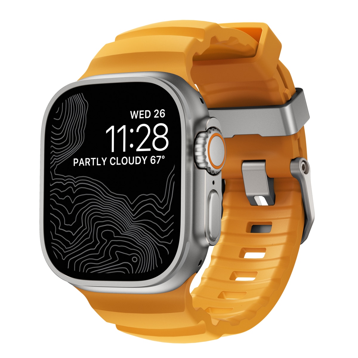 Apple Watch Series 8 45mm Rocky Point Band Sol (Natural Hardware)