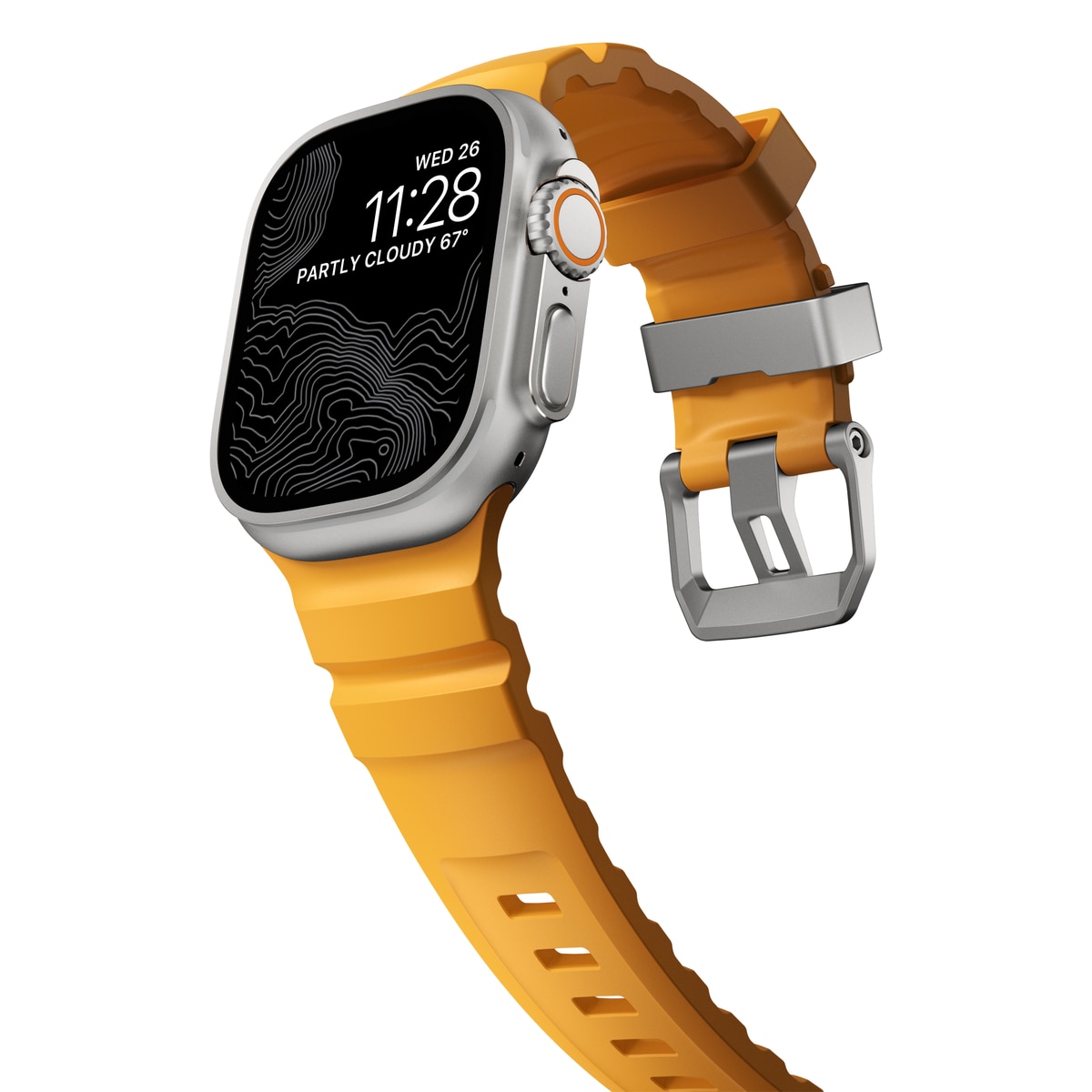 Apple Watch Series 8 45mm Rocky Point Band Sol (Natural Hardware)