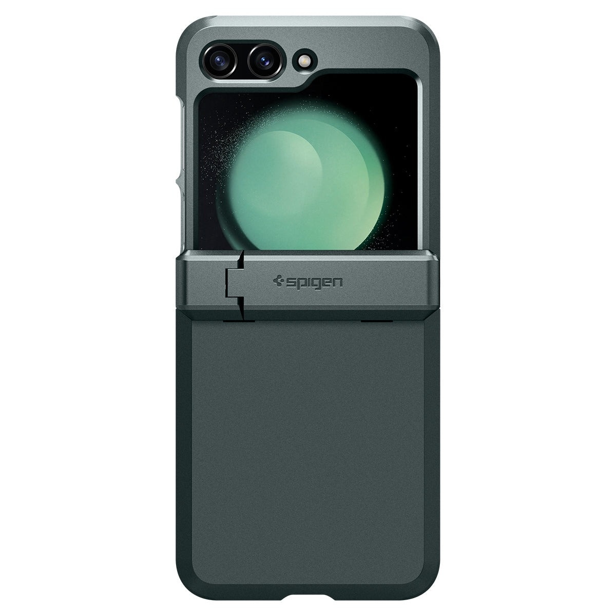 Galaxy Z Flip 5 Case Tough Armor Pro Abyss Green