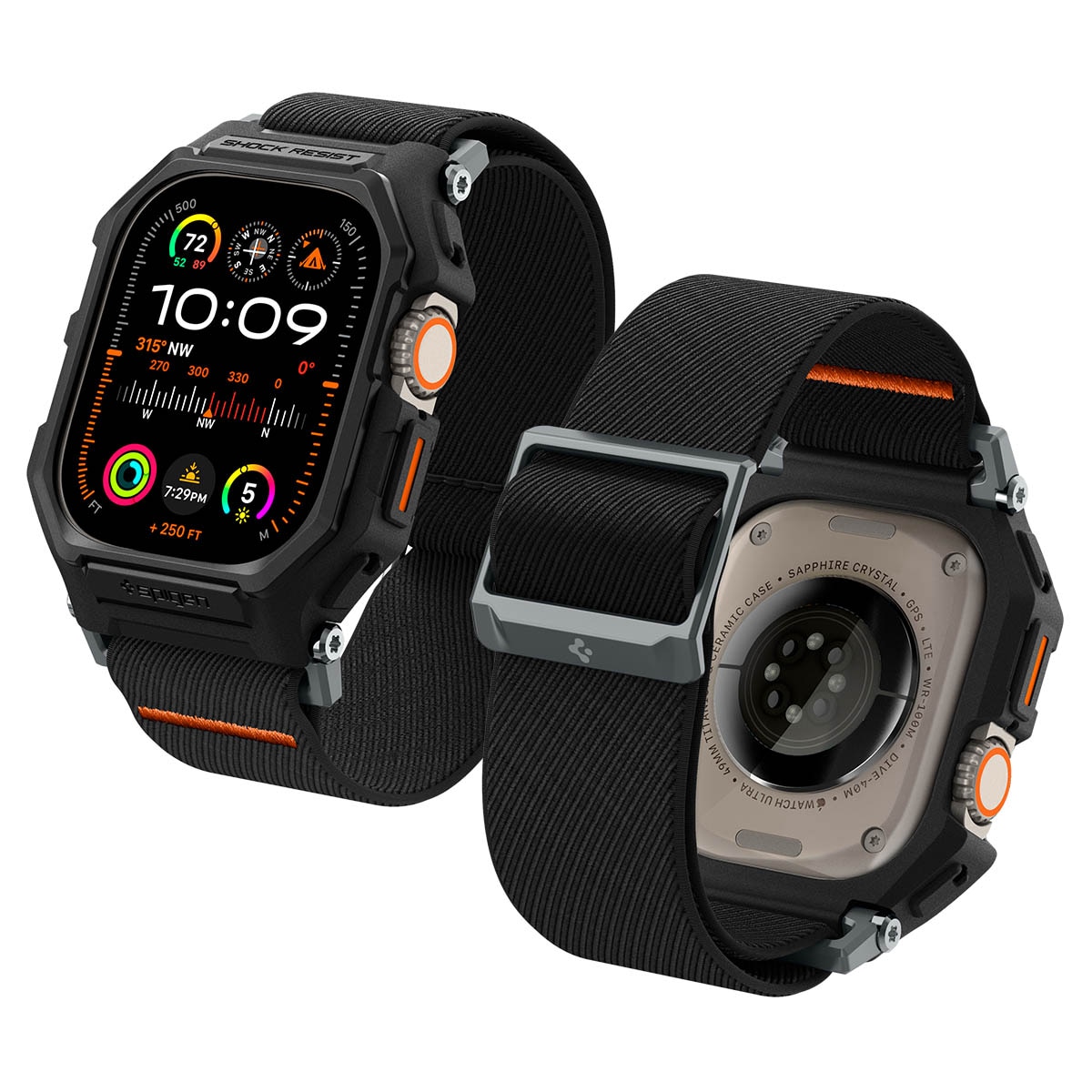 Lite Fit Pro Apple Watch Ultra 2 49mm Black