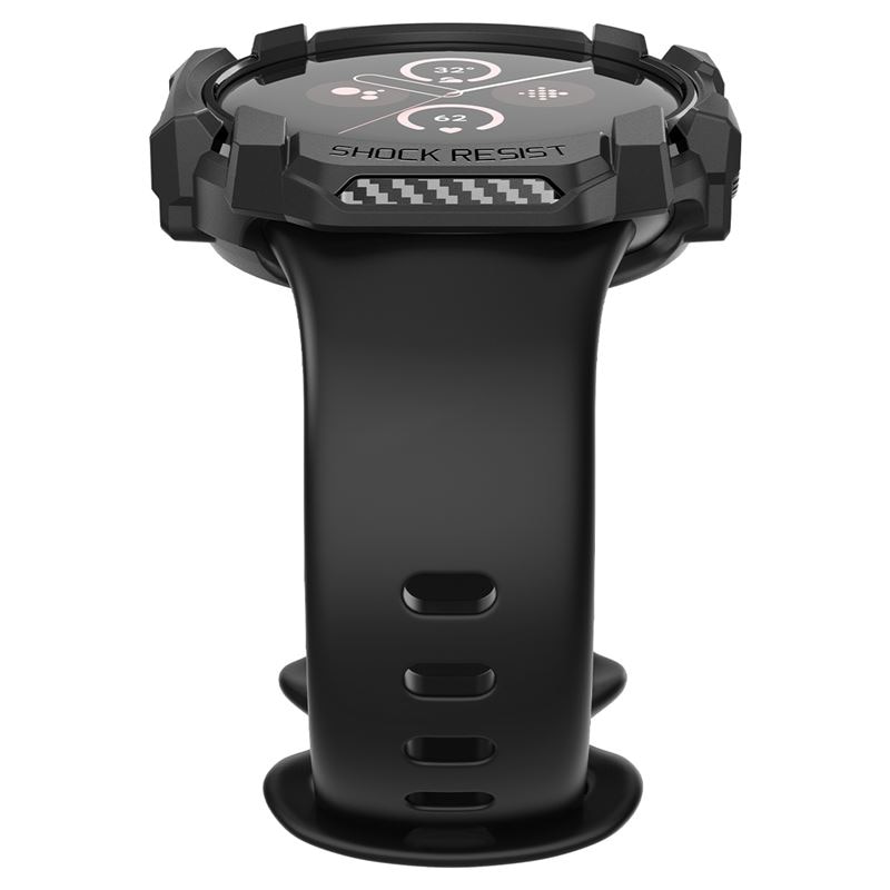 Google Pixel Watch 2 Case Rugged Armor Black