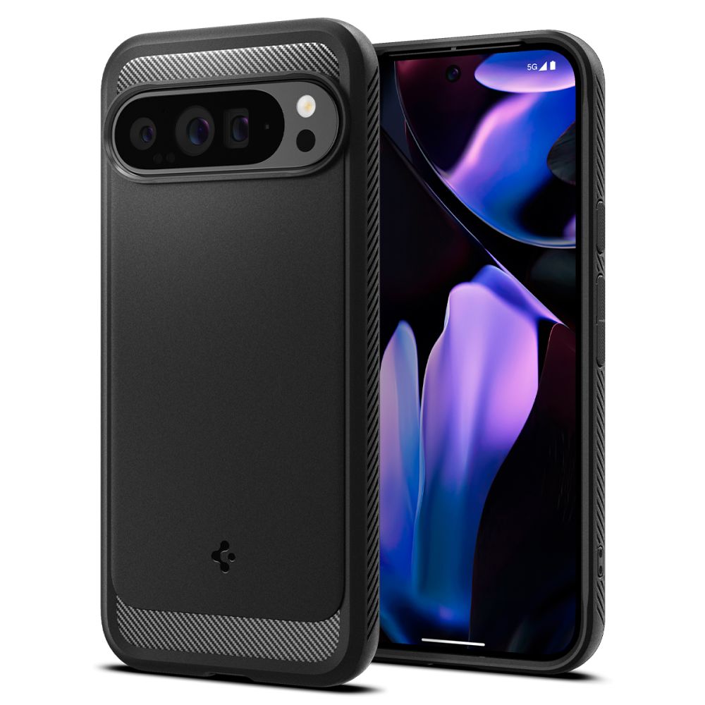 Google Pixel 9 Pro XL Case Rugged Armor Black