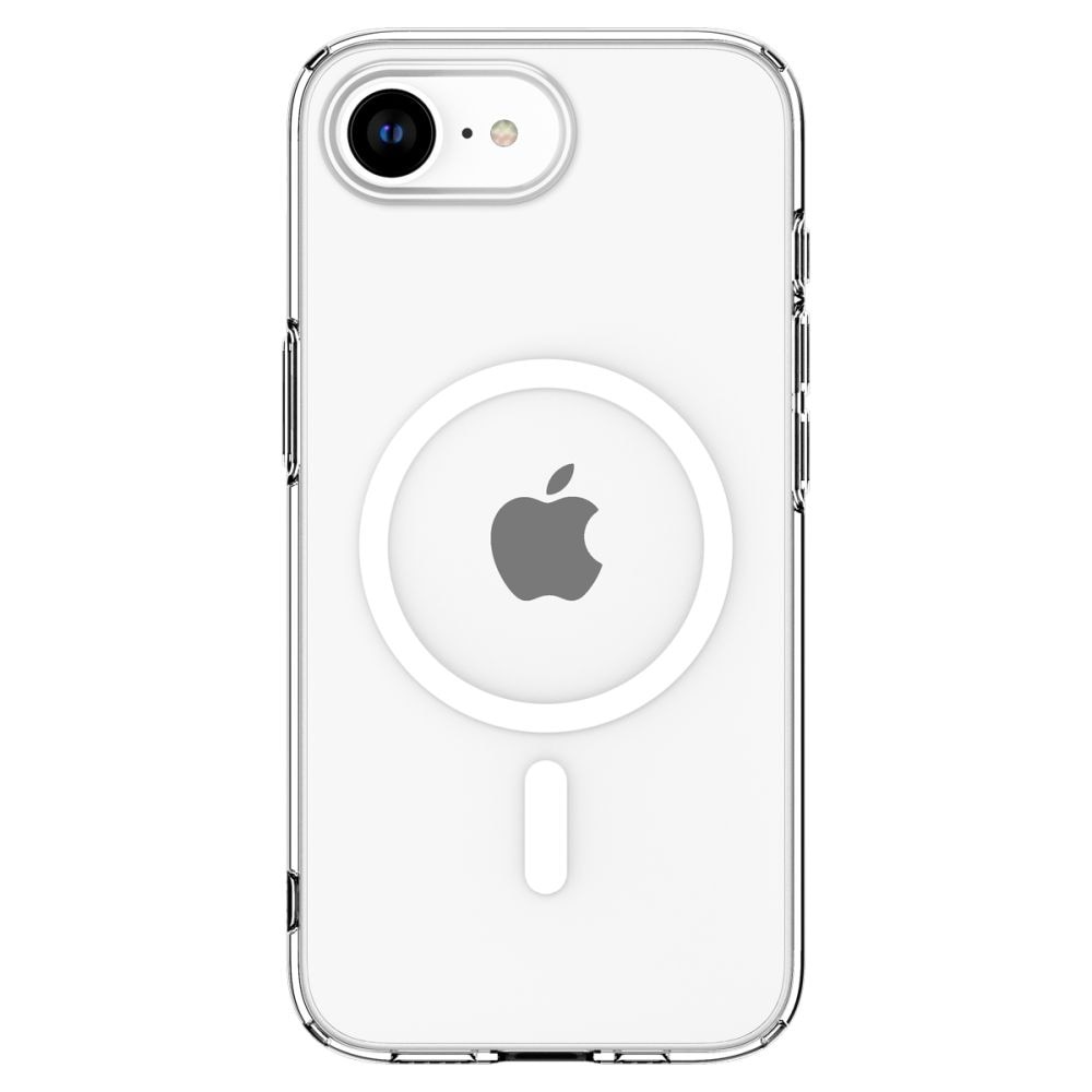 iPhone 16e Case Liquid Crystal MagSafe Clear White