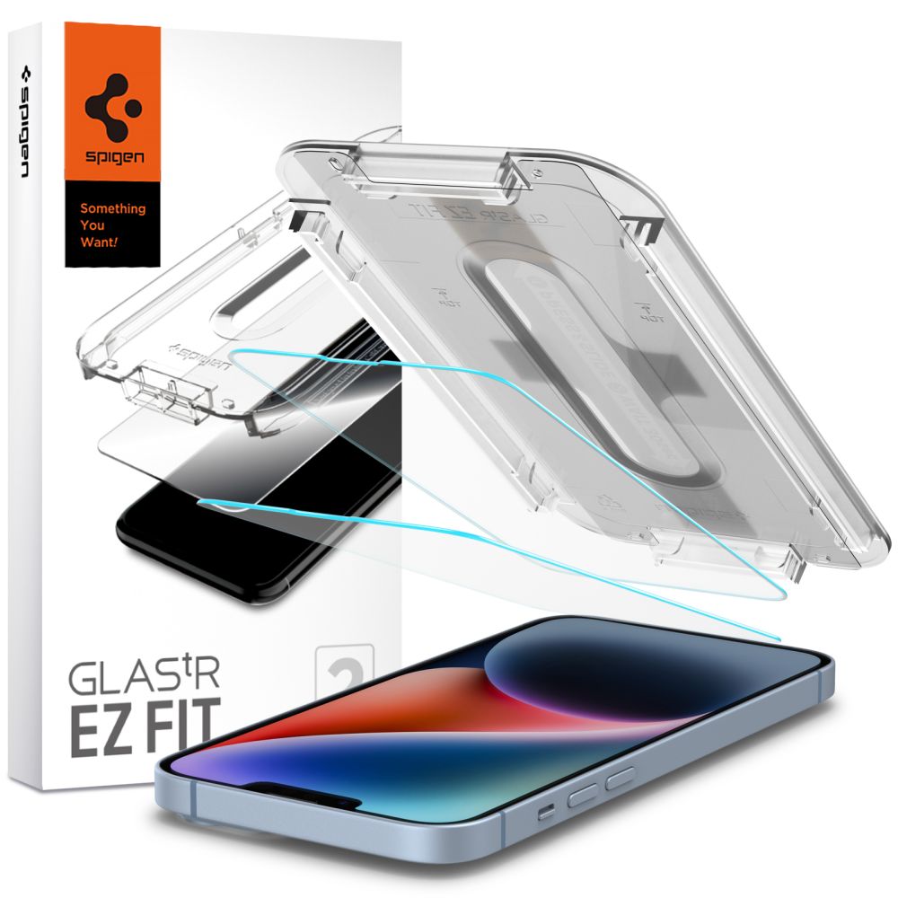 iPhone 13 Screen Protector GLAS.tR EZ Fit (2-pack)