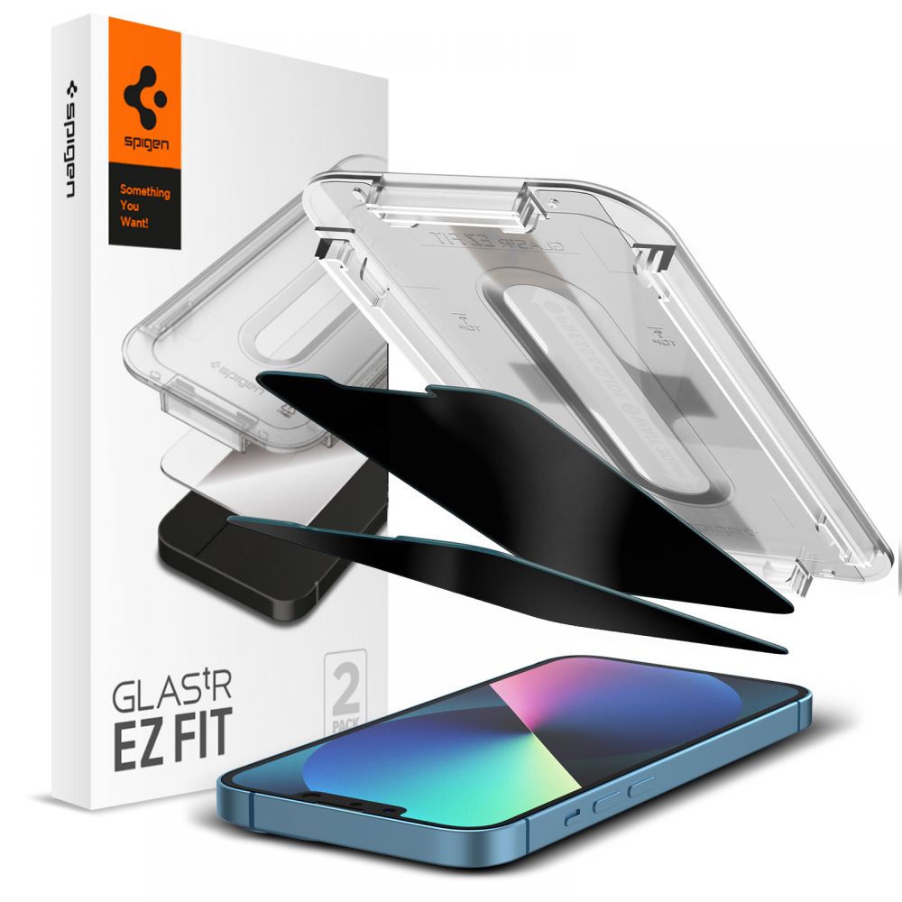 iPhone 13 Privacy Screen Protector GLAS.tR EZ Fit (2-pack)