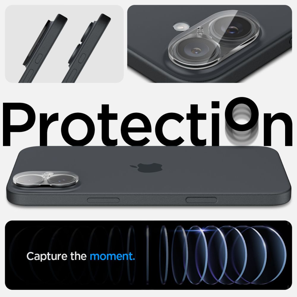 iPhone 16 Plus Optik Lens Protector (2-pack) Clear