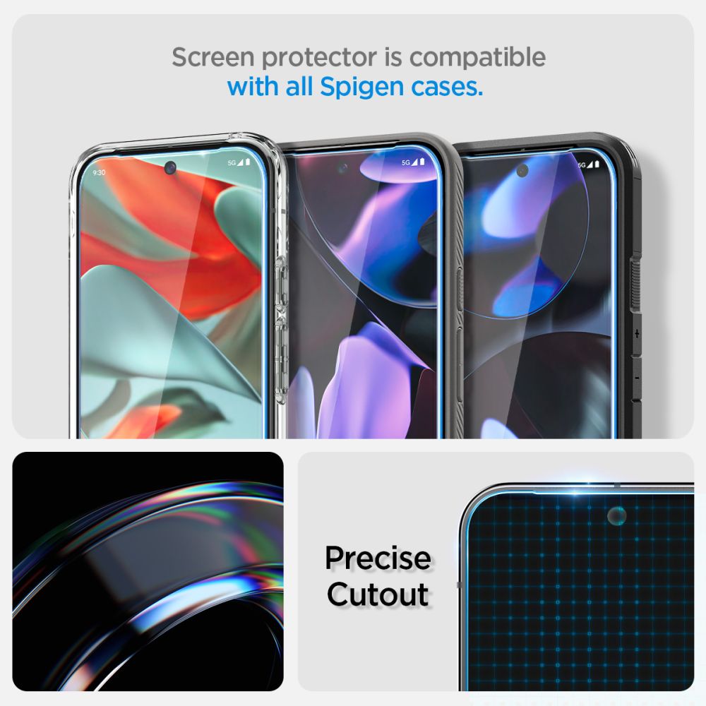 Google Pixel 9 Pro Screen Protector GLAS.tR EZ Fit (2-pack)