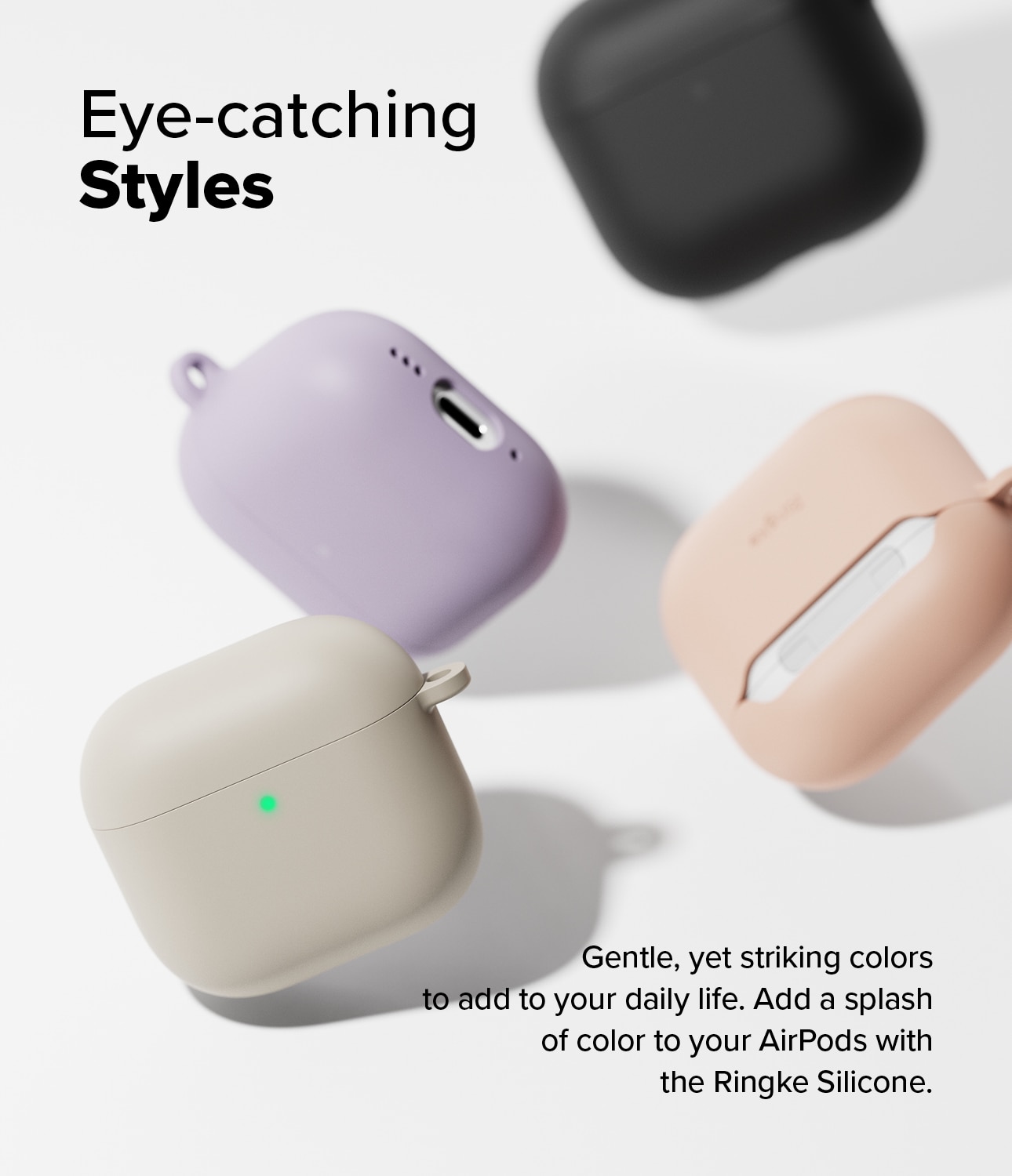 Silicone  Cover Apple AirPods 4 Stone